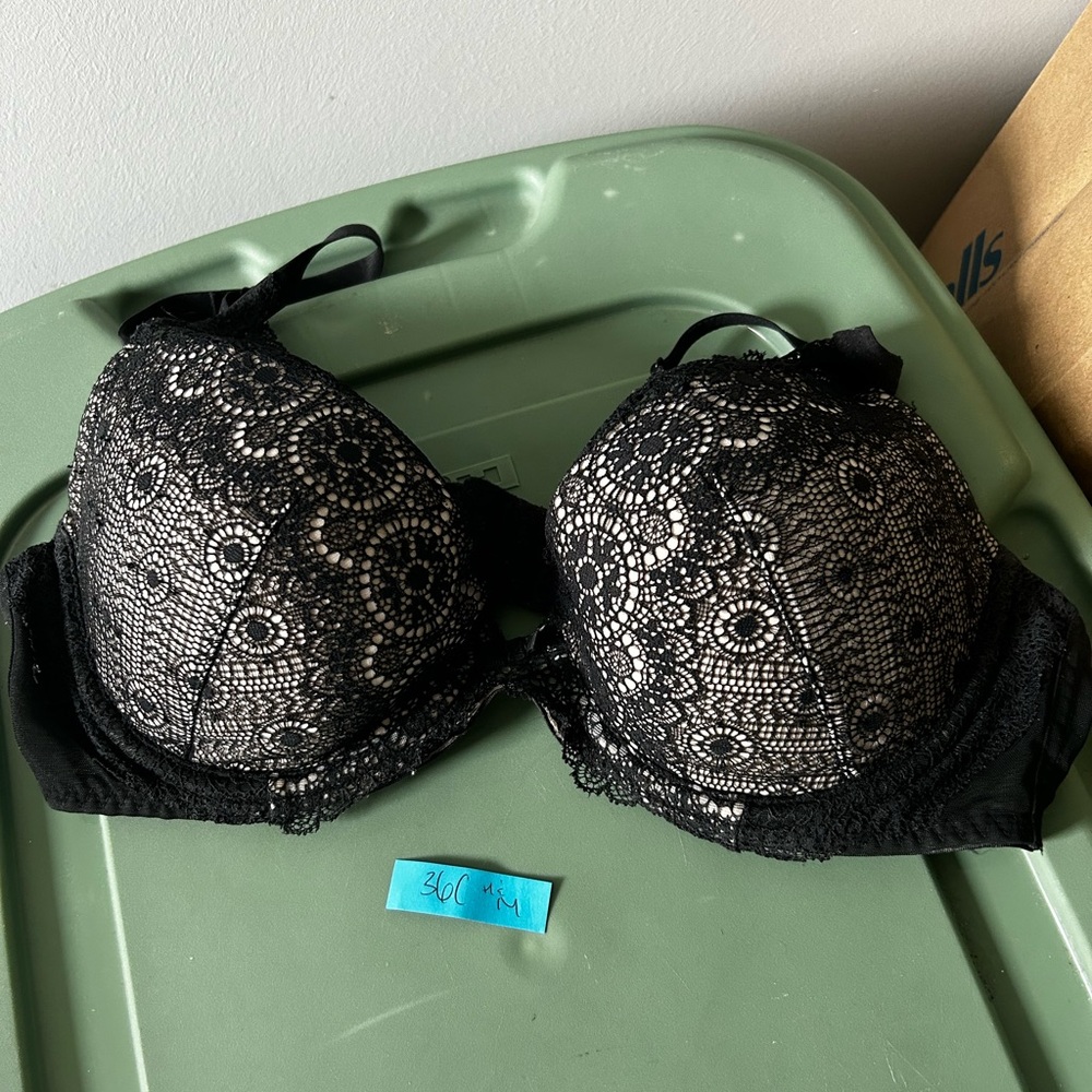 black Lace Bra 36C